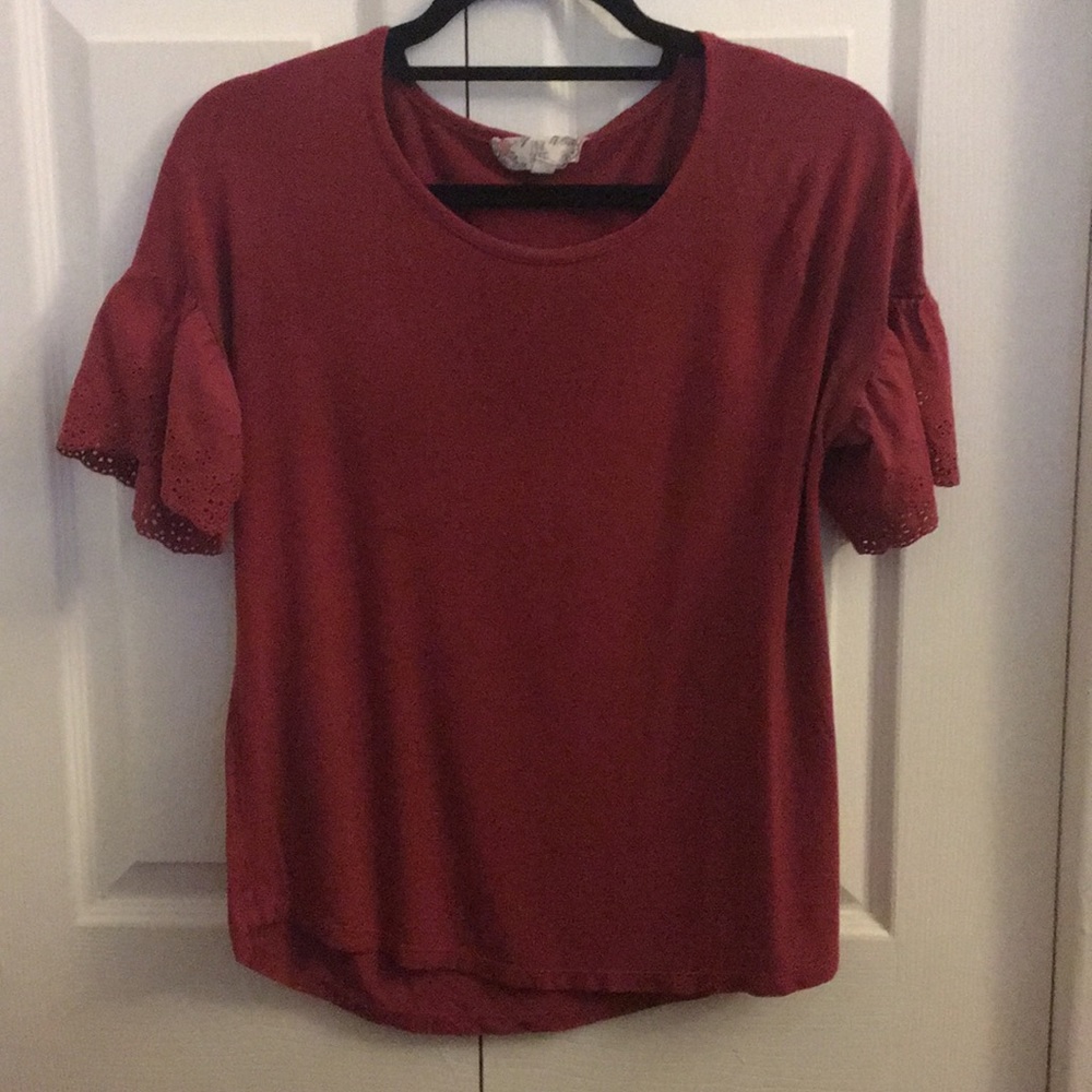 pink rose top